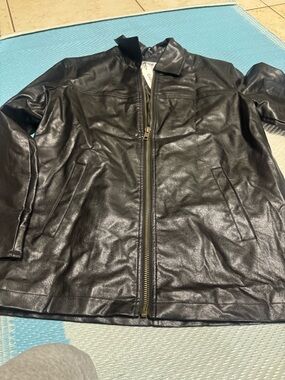 Garage Black Zip-Front Bomber Jacket